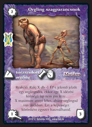 Kiadás: Istenek viadala
Gyakoriság: ritka