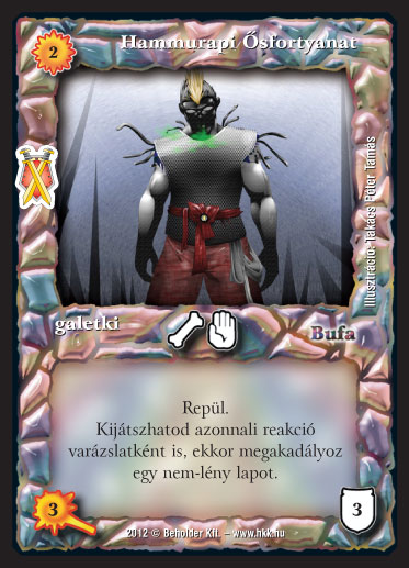 Kiadás: Istenek viadala
Gyakoriság: ritka