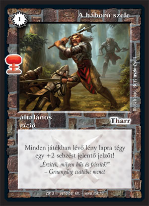 Kiadás: Világégés
Gyakoriság: gyakori