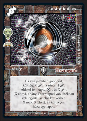 Kiadás: Goblin invázió (Zén)
Gyakoriság: ritka