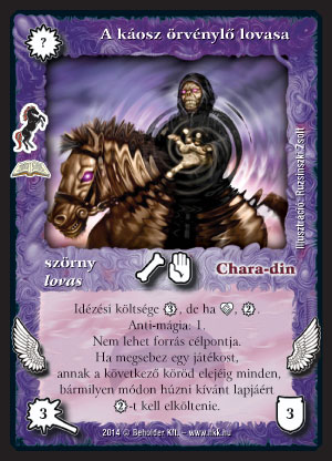 Kiadás: A végítélet lovasai (Zén)
Gyakoriság: ritka