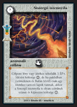 Kiadás: Ősi lelkek (Zén)
Gyakoriság: ritka