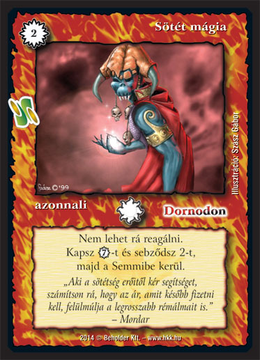 Kiadás: Kódos lapok, Alappakli, 10. kiadás
Gyakoriság: ritka