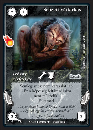 Kiadás: Mágusok Alkonya
Gyakoriság: ritka