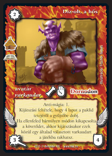 Kiadás: Varkaudar falu (Zén)
Gyakoriság: ritka