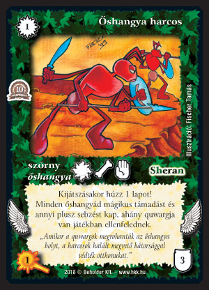 Kiadás: Zarknod visszatér, Alappakli, 10. kiadás
Gyakoriság: gyakori