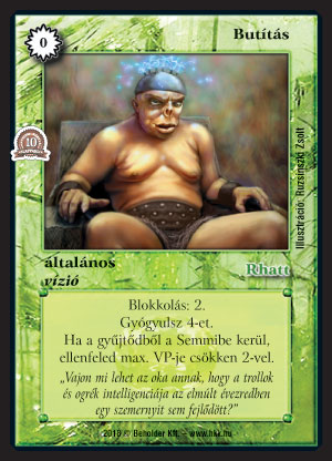 Kiadás: Zarknod visszatér, Alappakli, 10. kiadás
Gyakoriság: gyakori