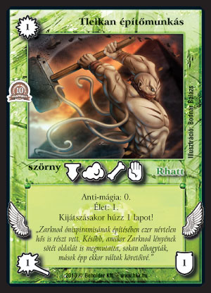 Kiadás: Zarknod visszatér, Alappakli, 10. kiadás
Gyakoriság: gyakori