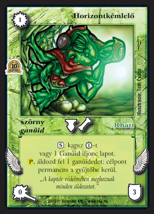 Kiadás: Zarknod visszatér, Alappakli, 10. kiadás
Gyakoriság: ritka