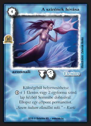 Kiadás: Zarknod visszatér, Alappakli, 10. kiadás
Gyakoriság: ritka