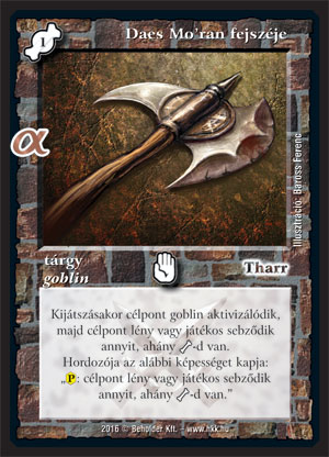 Kiadás: Alfa Pakli - Goblinok
Gyakoriság: gyakori