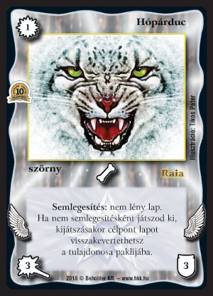 Kiadás: Alfa Pakli - Angyalok, Alappakli, 10. kiadás
Gyakoriság: ritka