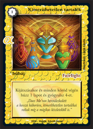 Kiadás: Alfa Pakli - Goblinok
Gyakoriság: ritka