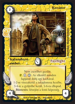 Kiadás: Kreátor műhelye
Gyakoriság: ritka