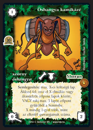 Kiadás: Kreátor műhelye, Alappakli, 10. kiadás
Gyakoriság: ritka