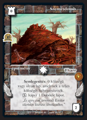 Kiadás: Kódos lapok, Alappakli, 10. kiadás
Gyakoriság: ritka