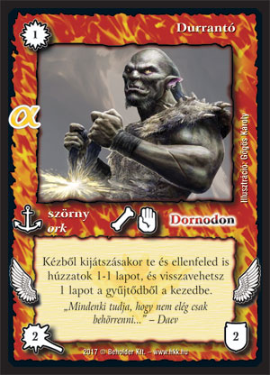 Kiadás: Alfa Pakli - Tűzmágia
Gyakoriság: ritka