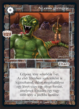 Kiadás: Alanori Olimpia
Gyakoriság: gyakori