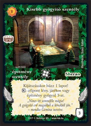 Kiadás: Alanori Olimpia
Gyakoriság: gyakori