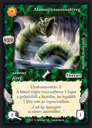 Kiadás: Alanori Olimpia
Gyakoriság: gyakori