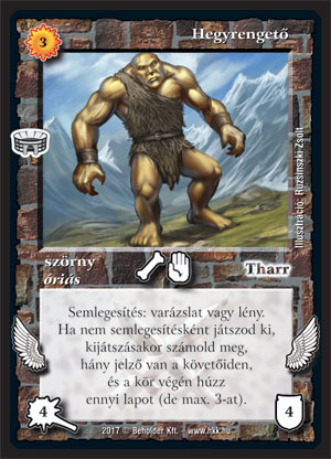 Kiadás: Alanori Olimpia
Gyakoriság: nem gyakori