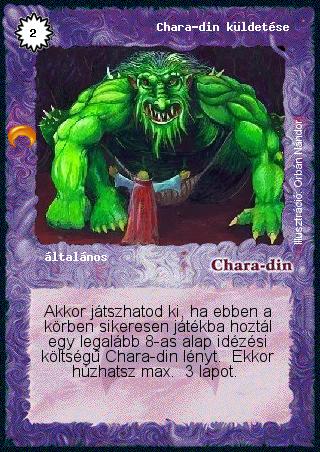 Kiadás: Chara-din visszatér
Gyakoriság: ritka