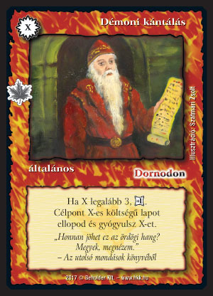 Kiadás: Gemina Erdeje
Gyakoriság: nem gyakori