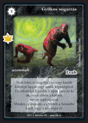 Kiadás: Gemina Erdeje
Gyakoriság: ritka