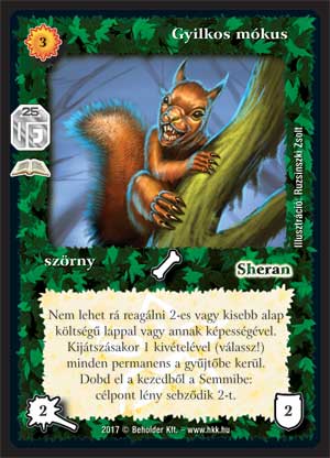 Kiadás: TF25! (Zén)
Gyakoriság: ritka