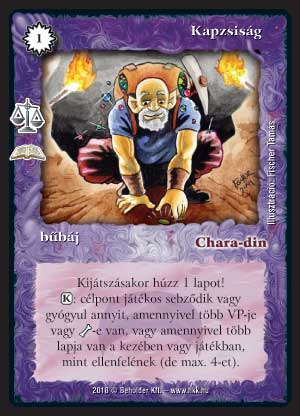 Kiadás: Alanor bűnei (Zén)
Gyakoriság: ritka