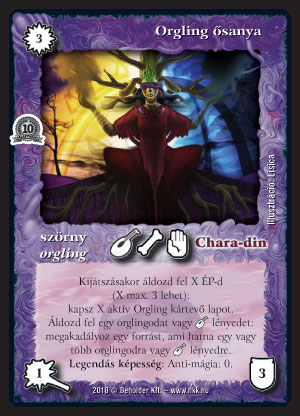 Kiadás: Alappakli, 10. kiadás
Gyakoriság: nem gyakori