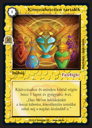 Kiadás: Alappakli, 10. kiadás
Gyakoriság: ritka