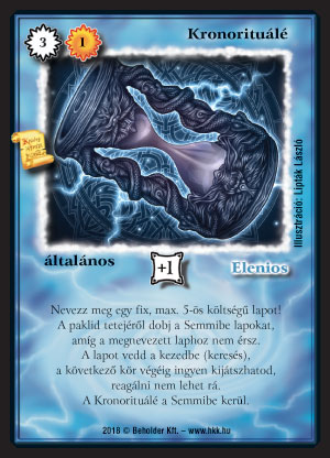 Kiadás: Alappakli, 10. kiadás
Gyakoriság: ultra ritka