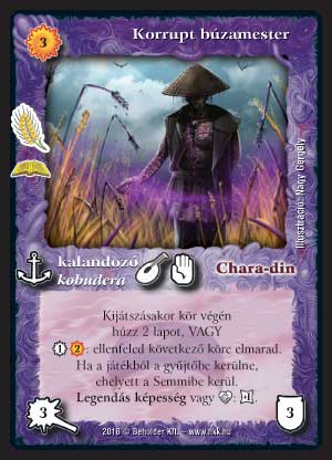 Kiadás: Namír szántóföldek (Zén)
Gyakoriság: ritka