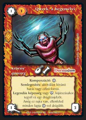 Kiadás: Elemi erők
Gyakoriság: ritka