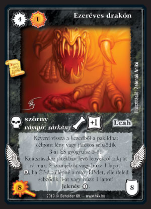 Kiadás: Élőholt invázió
Gyakoriság: ultra ritka