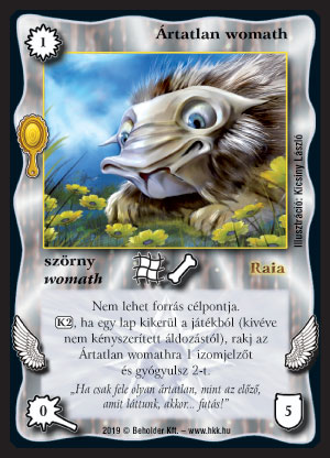 Kiadás: Tükördimenzió
Gyakoriság: ritka