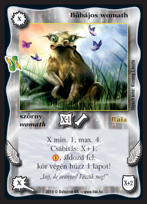 Kiadás: Kódos lapok
Gyakoriság: ritka