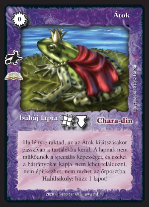 Kiadás: Boszorkánytánc (Zén)
Gyakoriság: ritka