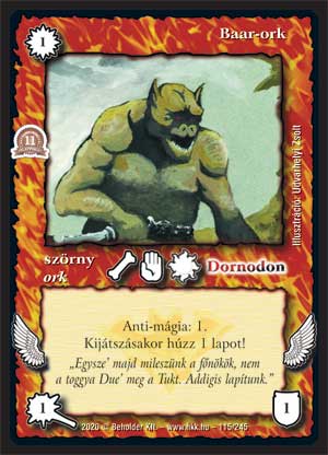 Kiadás: Alappakli, 11. kiadás
Gyakoriság: gyakori