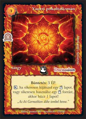 Kiadás: Alappakli, 11. kiadás
Gyakoriság: gyakori