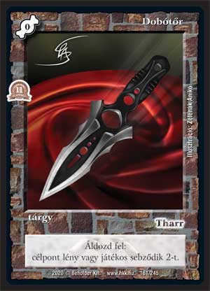 Kiadás: Alappakli, 11. kiadás
Gyakoriság: gyakori