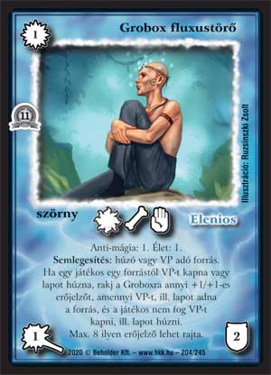 Kiadás: Alappakli, 11. kiadás
Gyakoriság: nem gyakori