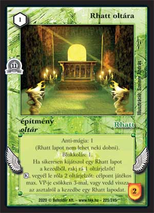 Kiadás: Alappakli, 11. kiadás
Gyakoriság: nem gyakori