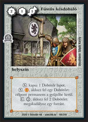 Kiadás: Alappakli, 11. kiadás
Gyakoriság: nem gyakori