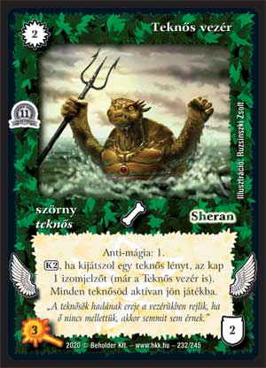 Kiadás: Alappakli, 11. kiadás
Gyakoriság: nem gyakori