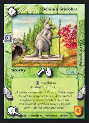 Kiadás: Alappakli, 11. kiadás
Gyakoriság: nem gyakori