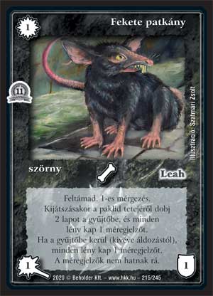 Kiadás: Alappakli, 11. kiadás
Gyakoriság: nem gyakori