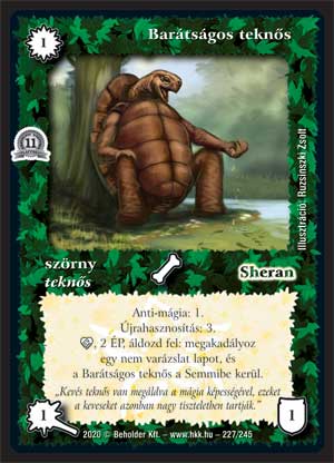 Kiadás: Alappakli, 11. kiadás
Gyakoriság: nem gyakori