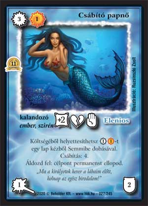 Kiadás: Alappakli, 11. kiadás
Gyakoriság: ritka